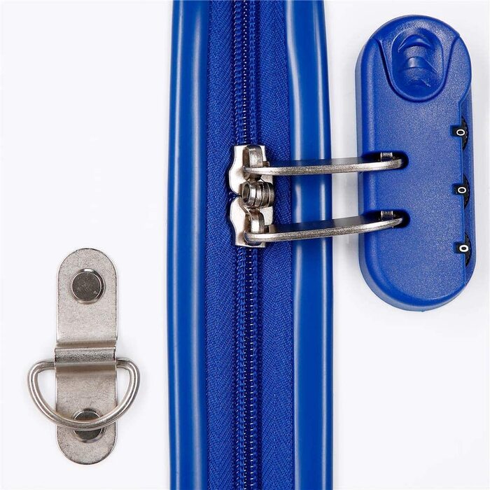 Дитячий валізу Roll Road Little Me, жорсткий ABS, 50x38x20 см, 34 л, 2,1 кг, 4 колеса, з кодовим замком, різнокольоровий, ручна поклажа