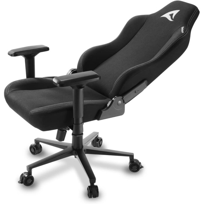 Ігрове крісло Sharkoon Skiller SGS40, чорне, дихаюча тканина, широке сидіння