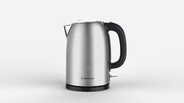 Електрочайник WESTINGHOUSE Basic 2200 Вт, 1,7 л, нержавійка, індикатор рівня води, фільтр від накипу, автостоп, сріблястий