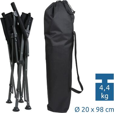 Кемпінговий стілець your GEAR Pesaro з 3D сіткою, складаний, до 160 кг, TÜV сертифікований