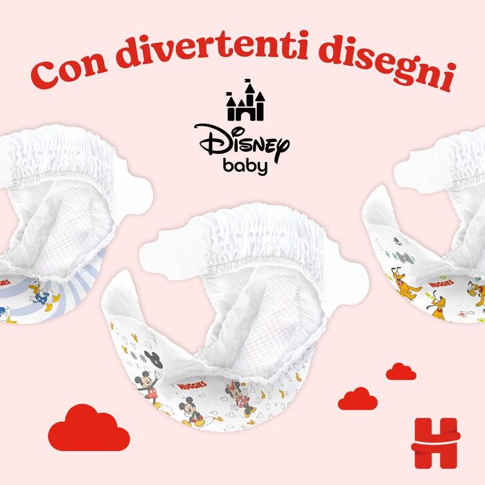 Підгузки Huggies Ultra Comfort розмір 4 (7-18 кг), дизайн Disney, велика упаковка, 150 шт.