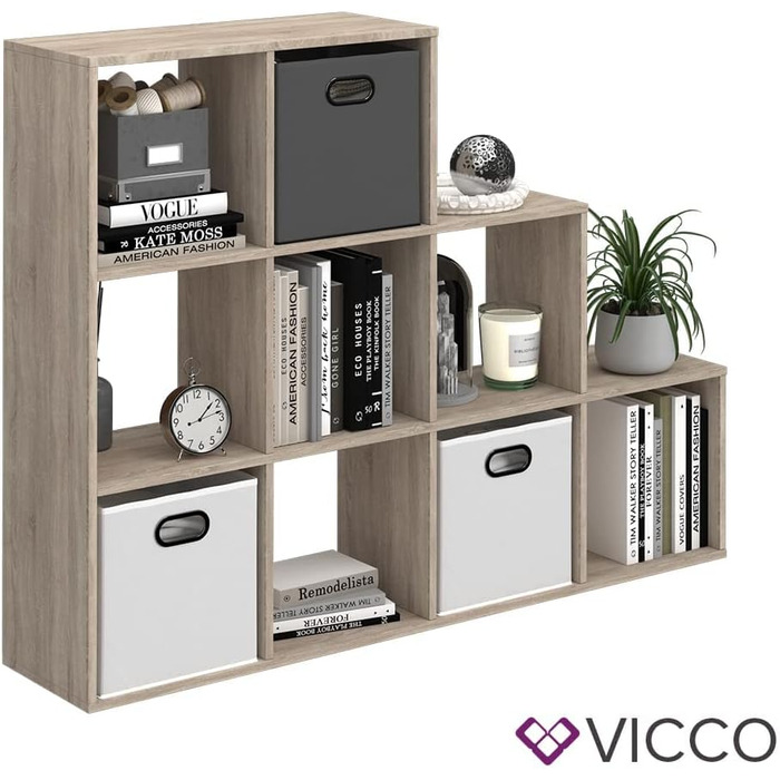 Стелаж Vicco Treppenregal, драбинчастий, дуб сонома, 142.2x107.8 см