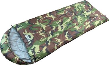 Спальний мішок EXPLORER Hunter мумія, камуфляж, до -18°C, XXL 220x80 см, для кемпінгу, риболовлі, аутдор