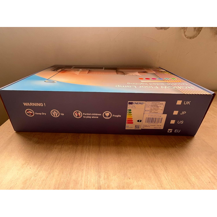 Світлодіодна торшерна лампа RGB, 42W, димована, з пультом, двостороннє освітлення, зміна кольору, для вітальні, спальні, офісу, готелю