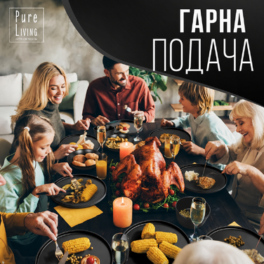 Чорний набір посуду на 6 осіб Manhattan, 24 предмети, урбаністичний стиль, матове кам'яне посуд, підходить для мікрохвильової печі, набір тарілок та сервіз для сервірування столу, чорний колір