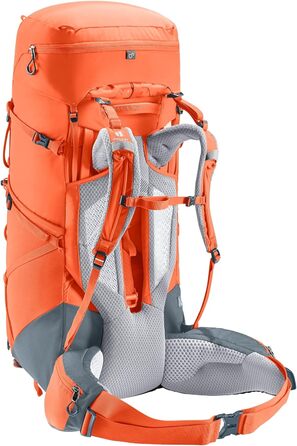 Жіночий трекінговий рюкзак Deuter Aircontact Core 45+10 л, паприка-графіт