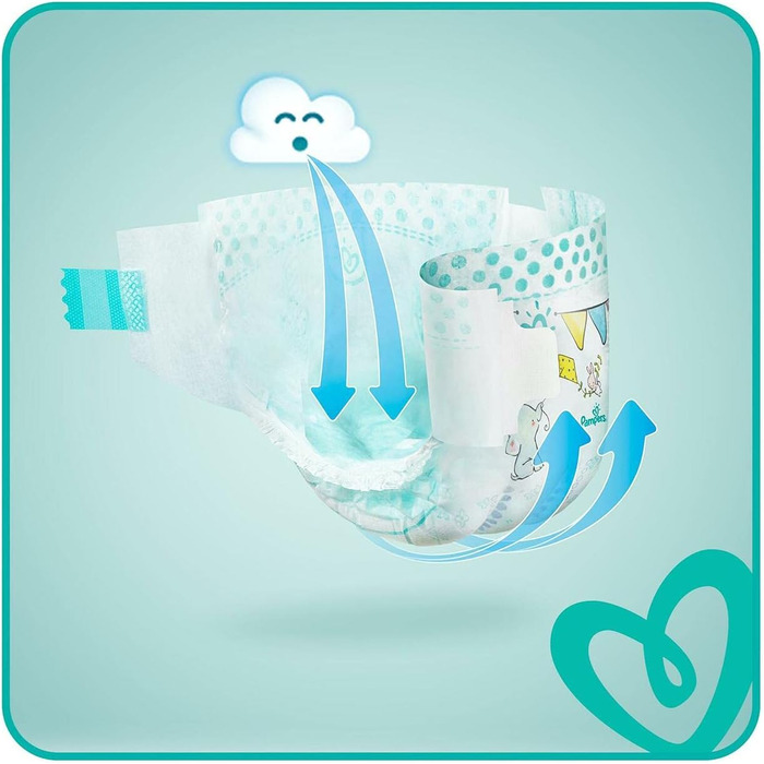 Підгузки Pampers Baby Dry, розмір 8, 27 шт