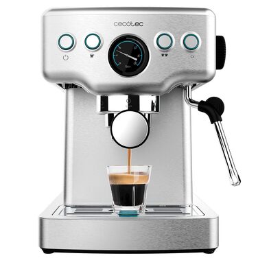 Кавомашина еспресо Cecotec Power Espresso 20 (1465 Вт, 20 бар, 1.8 л, підігрів чашок) - для дому та офісу