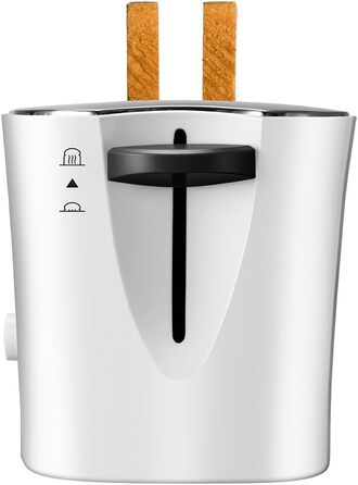 Тостер Unold 38020 Design Dual білий/чорний, 4 функції, 4 тостів, підставка для булочок, 1300 Вт, охолоджуваний корпус