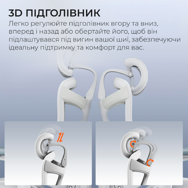 Крісло офісне з підставкою для ніг Sihoo DORO C300 Pro Mesh White with footrest