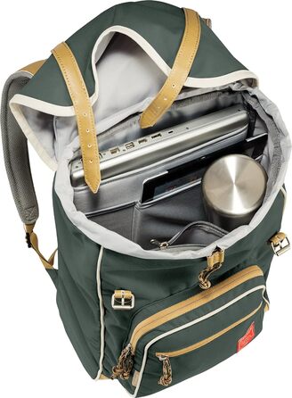 Рюкзак Deuter Innsbruck Vintage 22 л, міський, зелено-коричневий
