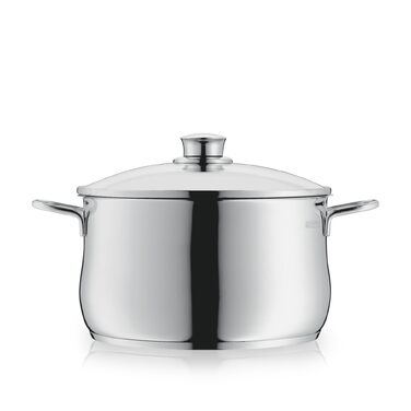 Каструля WMF Diadem Plus для індукційних плит, 3.7 л, 24 см, з кришкою, придатна для посудомийних машин