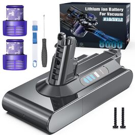 Акумулятор Morpilot V7 8000mAh для пилососа Dyson V7 SV11 Animal, Motorhead, Pro, Trigger, Fluffy + 3 фільтри
