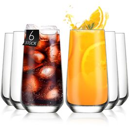 Набір склянок KONZEPT Longdrink 6 шт, 480 мл для коктейлів, соку та води