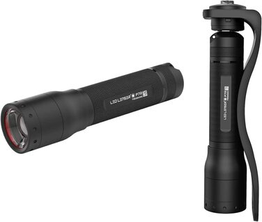 Налобний ліхтар Ledlenser H15R Core + ручний ліхтар P7R LED, 1000 люмен, акумуляторний, до 210 м, 40 годин, магнітна зарядка, комплект зі стінним кріпленням