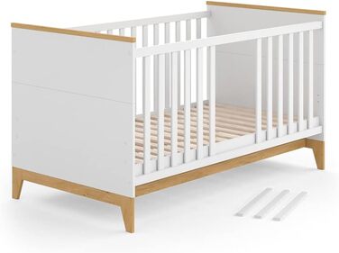 Дитяче ліжко VitaliSpa Malia, кашеміровий дуб, 143.2x81 см