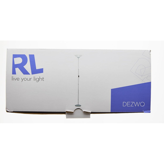Торшер Reality Leuchten R4302-87, 1xE27, титан, білий абажур