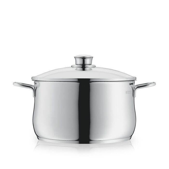 Каструля WMF Diadem Plus для індукційних плит, 3.7 л, 24 см, з кришкою, придатна для посудомийних машин