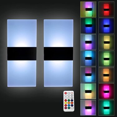 Настінний LED світильник VOMI з акумулятором, USB зарядка, димер, сенсорне керування, 3 рівні яскравості, тепле біле світло 3000K, чорний, для спальні, 2 шт.