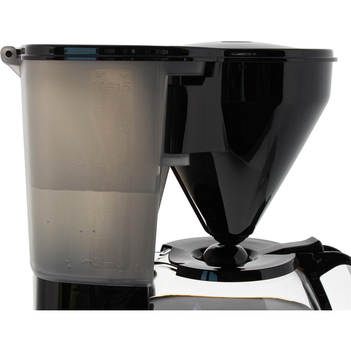 Кавоварка фільтраційна Melitta Easy Timer з таймером, скляною колбою, антикрапельною системою, 10 чашок, чорна