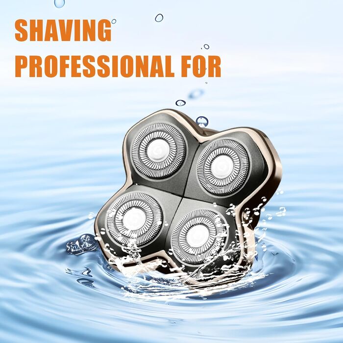 Запасні леза для електричної бритви Skull Shaver Carver PRO (4 шт.) — гіпоалергенні змінні голівки для гоління голови, чоловічі та жіночі