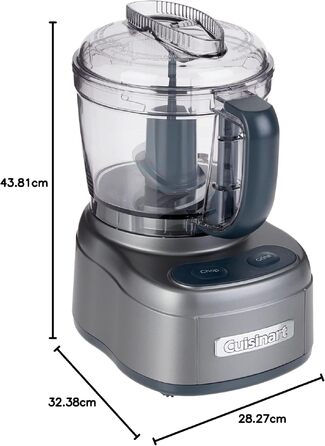 Подрібнювач Cuisinart Elemental ECH-4SV, 4 чашки, колір gunmetal