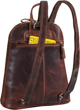 STILORD Olivia жіночий міський рюкзак з натуральної шкіри, компактний daypack для прогулянок, планшетів 9,7