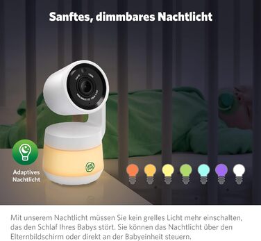 Радіоняня LeapFrog LF2423 з камерою, відеодисплеєм 2.8