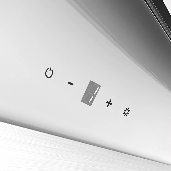Витяжка кухонна CIARRA ASB6736N 60 см, 650 м³/год, нержавіюча сталь та чорне скло, керування через App та Touch, режим рециркуляції/відведення, вугільний фільтр CBCF003, білий колір