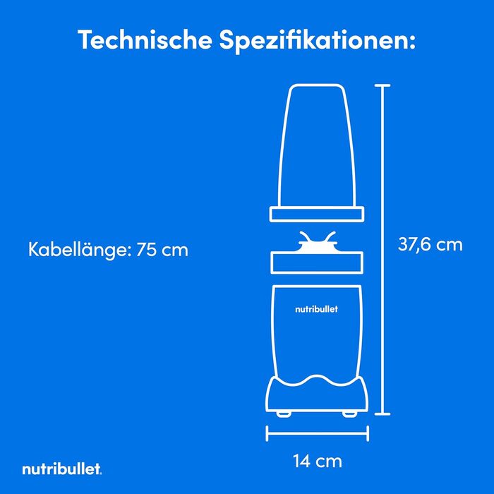 Nutribullet Pro 900 Блендер для смузі та коктейлів, 900 Вт, матово-рожевий (NB904MASN) - професійний міксер для фруктів та овочів