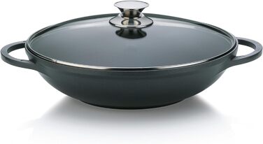 Wok Kela 15157 з жаростійкою кришкою, 4 л, алюмінієвий литий, для індукції, 32 см, Kerros