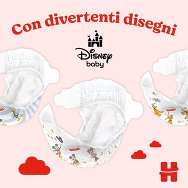 Підгузки Huggies Ultra Comfort розмір 4 (7-18 кг), дизайн Disney, велика упаковка, 150 шт.