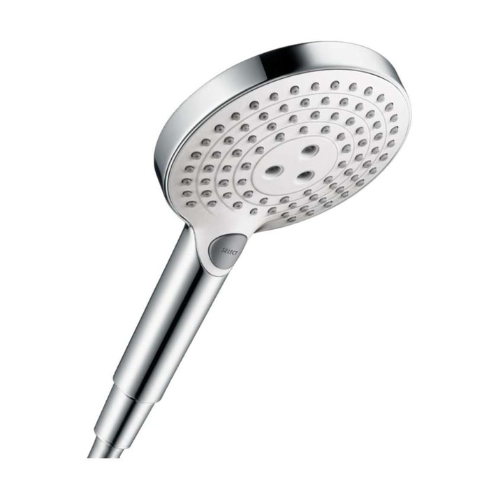 Душова лійка Hansgrohe Raindance Select S 120, 3 режими струменя, білий/хром