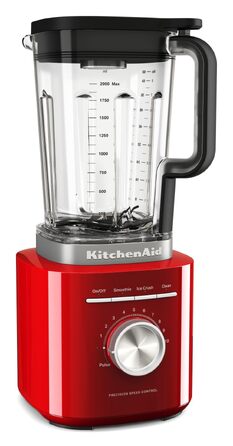 Блендер стаціонарний KitchenAid 5KSB2073EPL Pure Power Empire Red, 1.5 л, 10 швидкостей, для смузі та супів