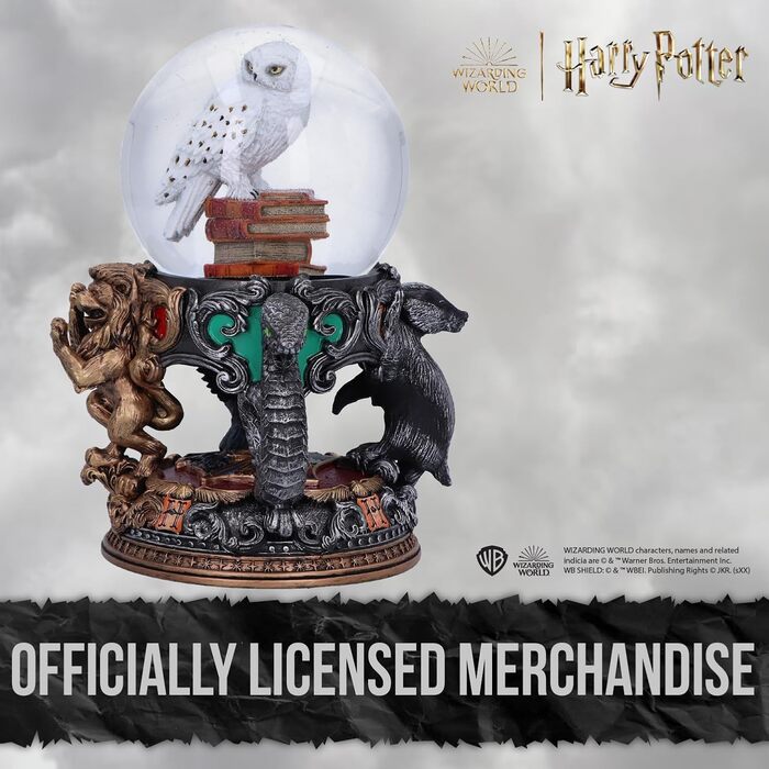 Офіційна снігова куля Nemesis Now Harry Potter Гедвіга, 18,5 см, кольорова