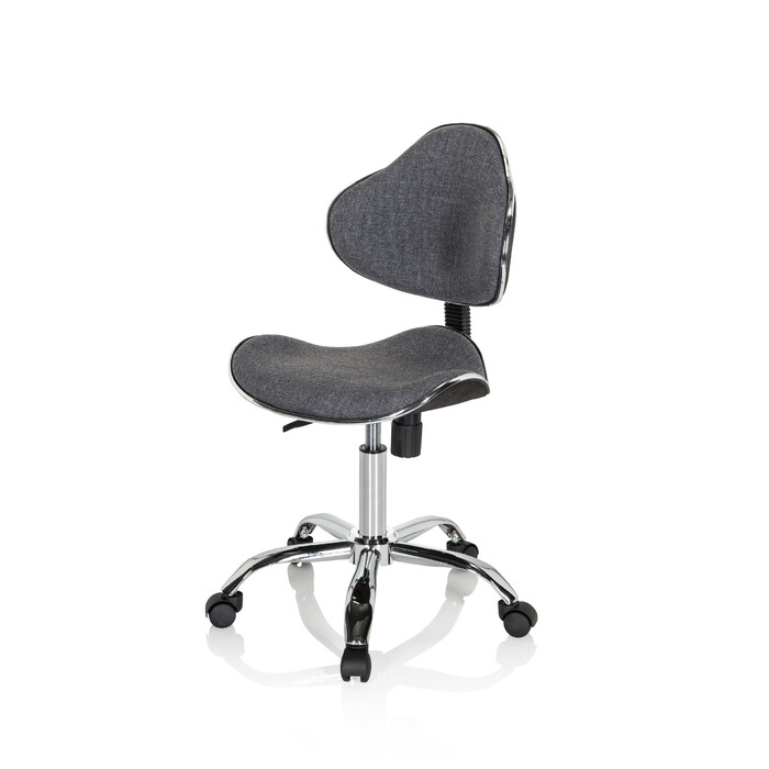 Дитячий письмовий стілець / дитяче крісло KIDDY GTI-3 тканина сірий hjh OFFICE