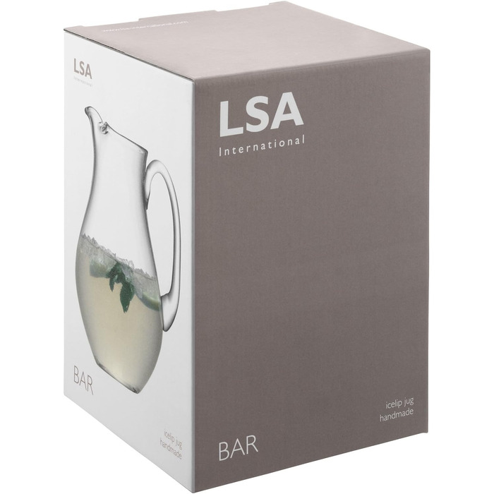 Скляний глечик для льоду LSA International Bar Icelip, прозорий, 2,65 л