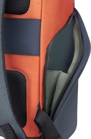 Міський рюкзак DELSEY PARIS SECURFLAP 21 л, 45x31x14 см, помаранчевий, м'який корпус
