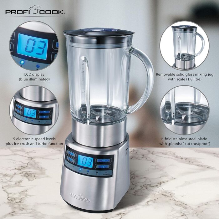 Блендер універсальний ProfiCook 1,5 л