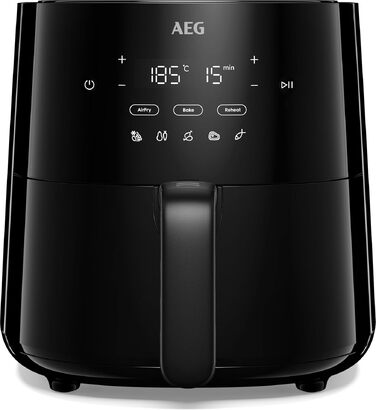 Аерофритюрниця AEG AAF7B Heissluftfritteuse 7000 Serie 6000, 3.3 л, чорна