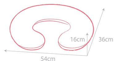 Подушка для годування Motherhood Stillkissen, ергономічна, Оeko-Tex Standard 100, квадратна, кольору абрикос