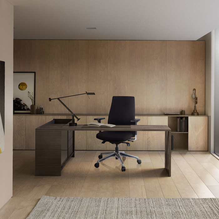 Офісне крісло / крісло керівника SKAVE 300 тканина чорний hjh OFFICE