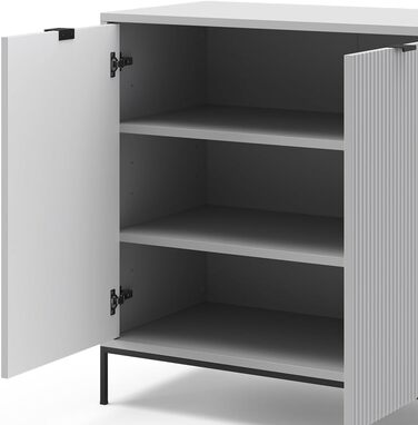 Комод Vicco Eliza сірий 80x81,2 см з 2 дверцятами