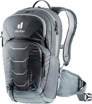 Дитячий рюкзак Deuter Attack 8 Jr з протектором, 8 л, графітовий