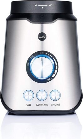 Блендер Wilfa SMOOTH, 1000 Вт, 1,5 л, чорний, стаціонарний