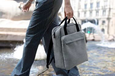 Рюкзак reisenthel allday M водостійкий для міста, подорожей, роботи, Twist Silver, ручна поклажа