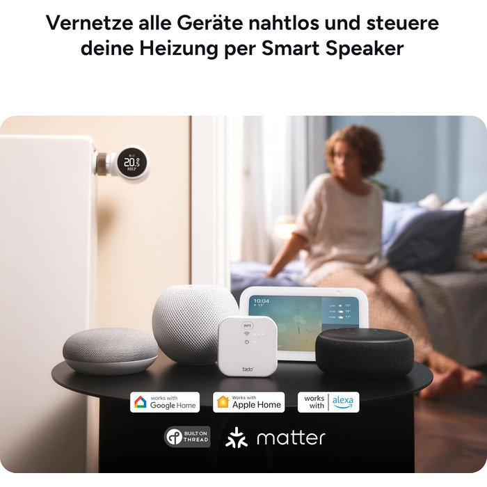 Стартовий набір tado° Starter Kit X: Інтернет-міст Bridge X, 3 розумні радіаторні термостати та бездротовий датчик температури