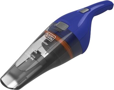 Пилосос ручний BLACK+DECKER Dustbuster NVC115WA, акумуляторний, 3.6V, без мішка, кобальтово-синій, широка насадка, знімний контейнер, насадка для щілин і меблів, зарядна станція