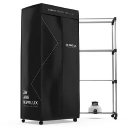 Портативний електричний сушарка для одягу Newlux Secadry (1200W) з UV-дезінфекцією, місткість 15 кг, 4 режими, таймер 180 хв, чорний