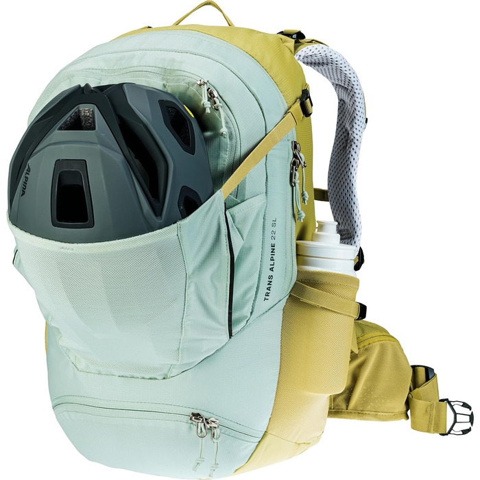 Жіночий велосипедний рюкзак Deuter Trans Alpine 22 SL 22 л (2024), морозно-зелений